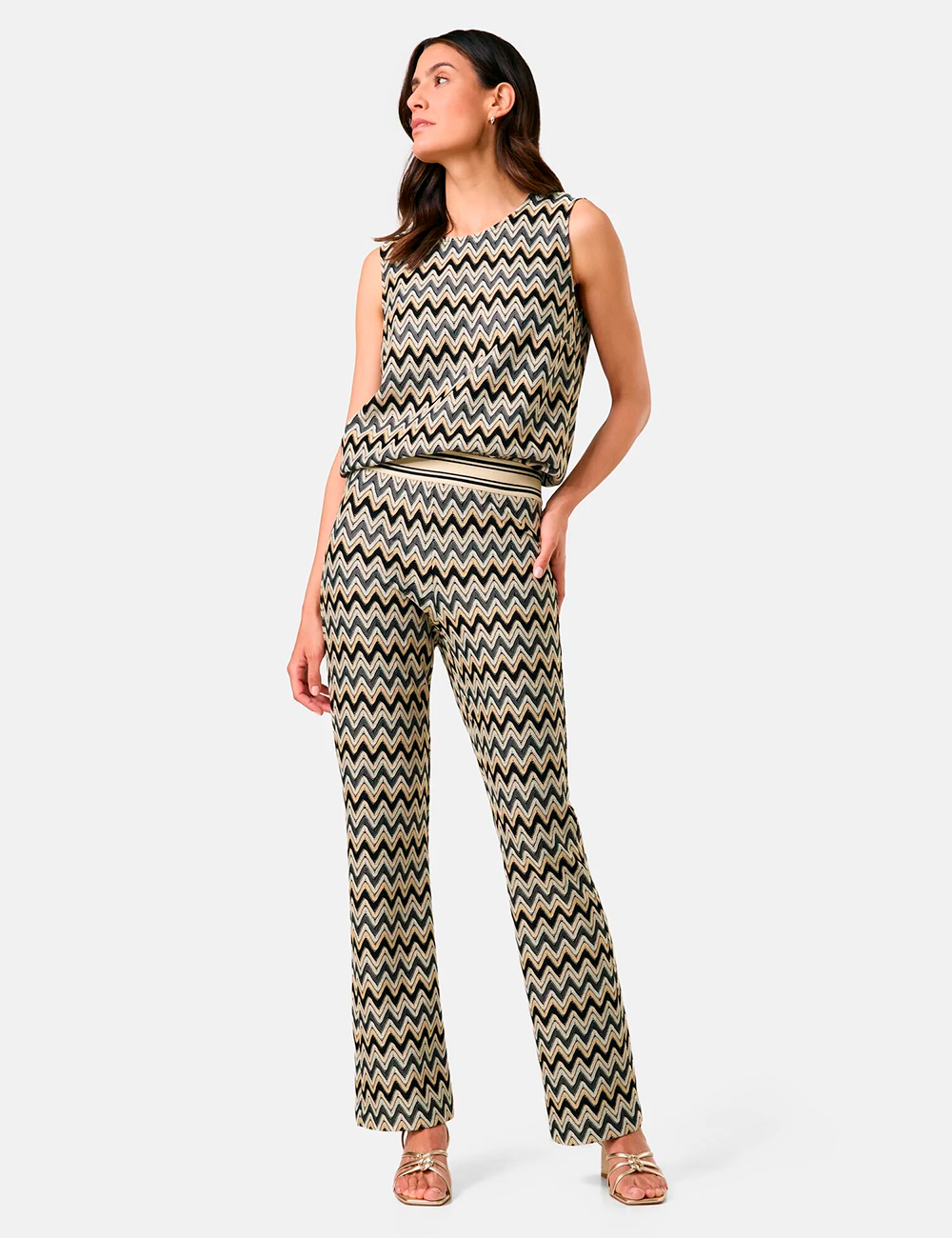 Pantalón punto zigzag