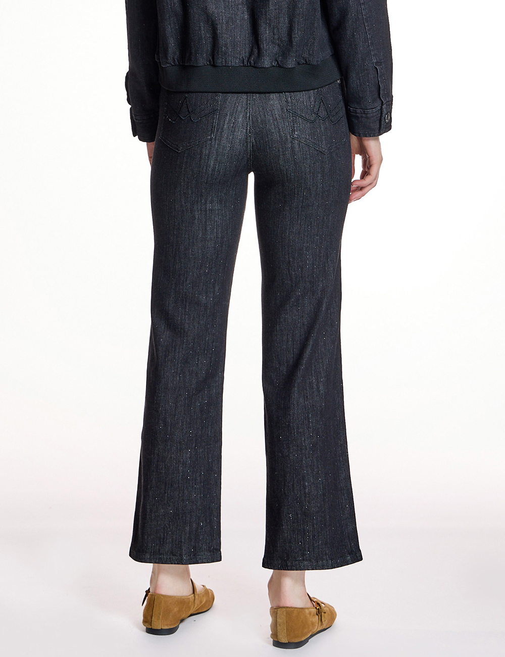 Jeans negro lurex Alba Conde moda mujer en Gus Gus Boutique moda mujer multimarca, hecha en España, colección otoño-invierno 2025-26