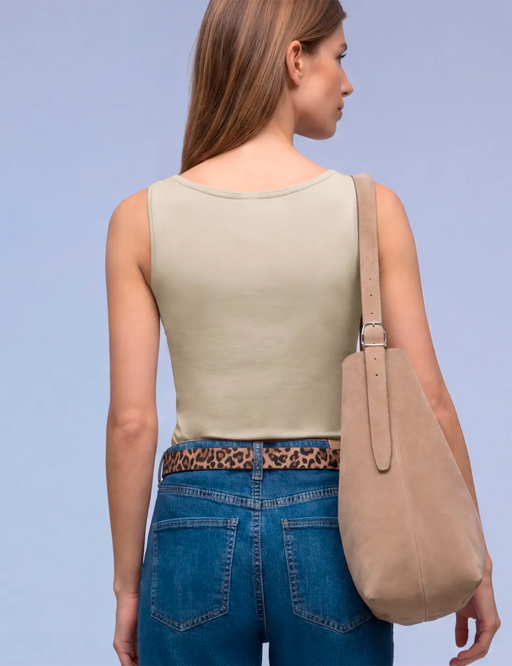 Top de tirante ancho beige Street One moda mujer en Gus Gus Boutique moda mujer multimarca, hecha en Francia, colección primavera 2026.